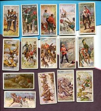 1914 JOHN PLAYER & SONS VICTORIA CROSS 15 DIFFERENT TOBACCO CARD LOT picture