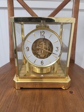 Vintage Jaeger-LeCoultre Atmos Mantle Desk Clock Caliber Serial 270716 READ picture