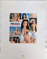 Vintage Ridgid Tool Pin-Up Calendar 1975 through 1998 Individual You Pick Rigid picture