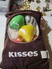 Hershey Kisses Plush Bag of Kiss Ornaments Christmas 2023 Russ Jazwares Cute Toy picture
