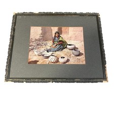 Vintage Moki Hopi Tribe 1899 Detroit Photographic Co Color Photograph Southwest picture