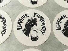 Leather Fraternity vintage 1970s 60 stickers San Francisco - Gay Interest  rare picture