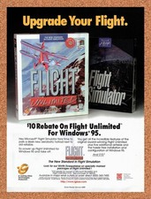 1996 Flight Unlimited Rebate Original Advertisement / Retro Promo v2 picture