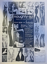 1973 Vintage Magazine Advertisement Frederick's Of Hollywood Naughty But Oooh picture