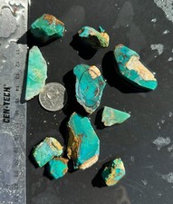 Raw Peruvian Gem Silica Parcel: Genuine Chrysocolla in Quartz, Arizona and Peru picture
