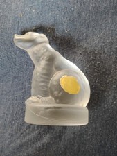 vintage Kristaluxus frosted lead crystal polar bear picture