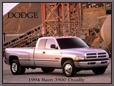 1994 Dodge Ram 3500 Dually pickup truck, Toolbox - Refrigerator Magnet, 42 MIL picture