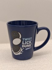 Oreo Twist Lick Dunk Blue Ceramic Coffee Mug 2020 Dishwasher Safe picture