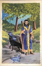 Merlin #2 Original Comic Art Cover   picture