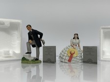 2 Vtg Avon Gone With The Wind Figurine Set Scarlett O’Hara Rhett Butler CIB picture