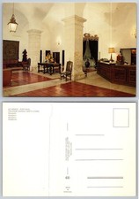 Estremoz Portugal Pousada Rainha Santa Isabel Castle Lobby Postcard picture