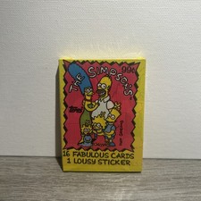 The Simpsons 1990 Topps Trading 16 Fabulous Cards Wax Packs NEW Rare picture
