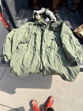Vintage USGI OG-107 Extreme Cold Weather Parka Hood Liner Military Army picture