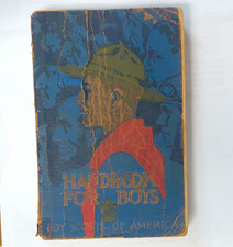 Boy Scouts of America Handbook for Boys 1916 Signed BSA Manual/Book picture