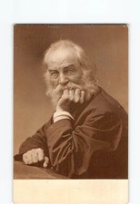 Postcard Walt Whitman as The Good Gray Poet Walt Whitman Sesquicentennial picture