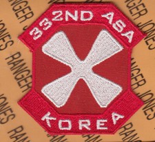 US Army 332nd ASA Military Intelligence Co MI 8th Army ~3.25