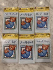 Vintage It’s A Boy Baby Announcement NOS 6x 8 Pack LLH Publishing USA picture