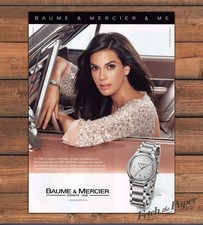 Baume & Mercier Teri Hatcher Ilea Diamond Watch Vintage Car Print Ad 2008 2000s picture