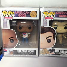 Funko Pop American Gods TV Vinyl Boxed Mixed Lot 4 Shadow/Mr Weds/Laura/Sweeney picture