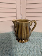 Vintage Cream Pitcher, Small, VGC, Green, Made In France picture