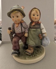 Vintage 1972 Goebel Hummel Going Home #383 Porcelain Figurine West Germany picture