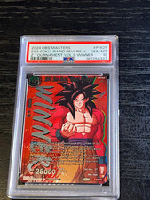 PSA 10 2024 DBS Masters SS4 Goku, Rapid Reversal Z Tournament Vol.9 P-625 picture