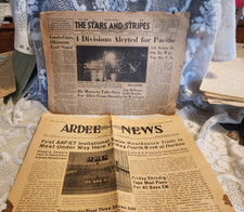 Stars & Stripes London Edition Newspaper -Dec. 19, 1945 & Ardee News Apr 24 1946 picture