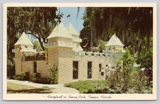 King Arthur's Castle Lowry Park Tampa FL 1968 Curteichcolor Postcard picture