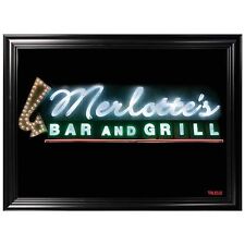True Blood Merlotte's Bar and Grill Framed Mirror Art picture
