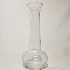 Vintage Clear Glass Vase 7.5