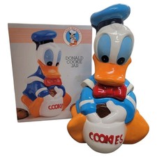 Vintage 1980s Donald Duck Ceramic Cookie Jar Mickey Mouse Walt Disney Hoan Ltd picture