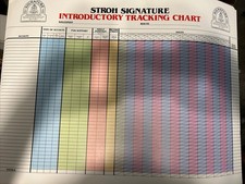  Stroh Signature Introductory Tracking Chart picture