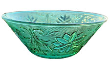 TIARA  Indiana Glass Co - Spruce Green -Sandwich Glass  8