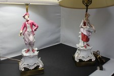 Vintage Antique table lamp set, Victorian style, Holzheimer's Cleveland, Ohio picture