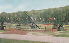 Tuxedo NY-New York, Sterling Forest Gardens, Flags Vintage Postcard picture