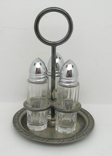 Peabody Hotel - Memphis - 1890's - Hotel Silver Shaker Set - From the 1st Hotel picture