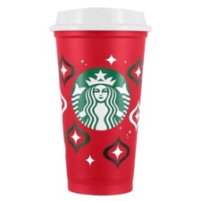 STARBUCKS RED CUP 2023 16 OZ. REUSABLE HOP CUP HOLIDAY - BUY MORE & SAVE picture
