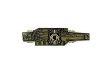 USS Forrestal CV-59 Carrier Shaped Challenge Coin | US Navy Veteran Gift picture