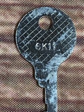Vintage Excelsior Stamford Conn steel flat key round head 6K11 picture