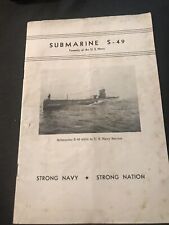 WWII controversial submarine pamphlet S-49 revised supreme court case Fd95 picture