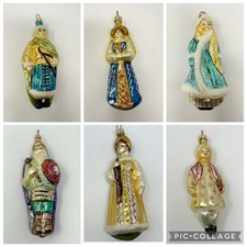 Vintage 1996 CHRISTOPHER RADKO Russian Rhapsody 6 Pc Ornament Set -store display picture