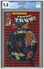 Zombie Trump #1 CGC 9.8 Fired Crystal Edition ASM 300 Homage Mychaels Variant picture
