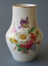 FINE OLD MEISSEN HAND PAINTED VASE WITH FLOWERS picture
