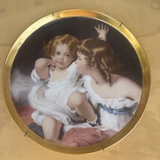 Sir Thomas Lawrence ‘The Calmady Children’ - 12”diameter, Hand Painted picture
