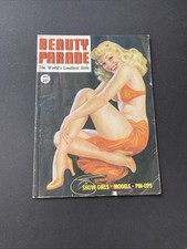 Beauty Parade Magazine April 1949  DeVorss Cover Pinups Show Girls Models picture