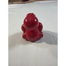 Vintage 1984 Willy Wonka Brands Red Nerds Plastic Candy Container Figure picture