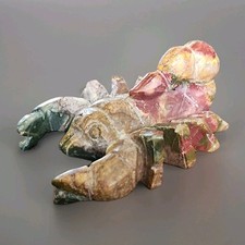 Polished Cherry Creek Jasper Scorpion Scorpio Hand Carving - USA picture