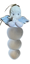 P16-Vtg Enesco Precious Moments Angel Icicle Christmas Tree Ornament Fig NIB picture