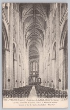 Vintage Postcard Interior St. Gatien Cathedral Tours France 1170-1549 picture