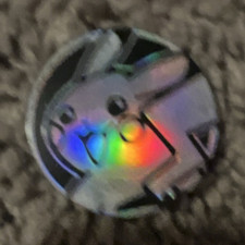 Nintendo Pokémon TCG Pikachu Holofoil Flip Coin CCG Token Black/Silver 1.2